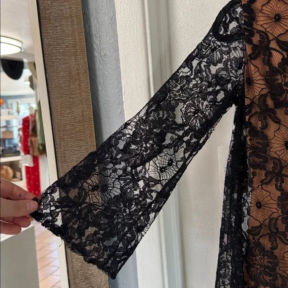 60s Eyelet Cocktail Dress - Picture 6 of 9